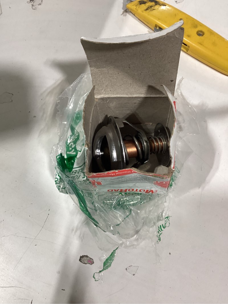 Condition photo showing Good Condition for motorad 354-192 thermostat engine coolant thermostat fits ford escape 01–07 fusion 06–12 mercury mariner 05–11 milan 06–11 mazda tribute 01–11 mpv 00–06 xw4z8575aa f8rz8575ba f5oy8575a f50y8575a