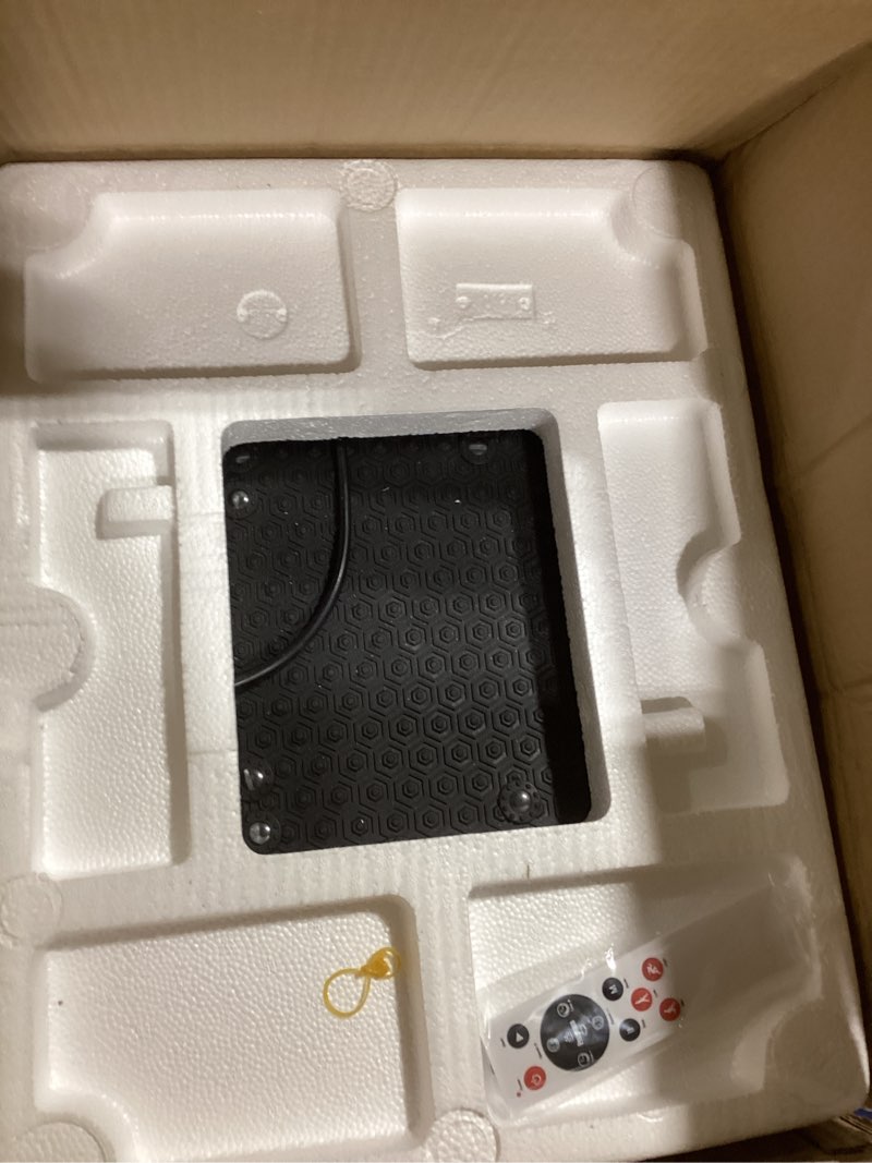 Condition photo showing Good Condition for AXV Vibration Plate Exercise Machine Whole Body Workout Power Vibrate Fitness Platform Vibrating Machine Exercise Board for Weight Loss Shaping Toning Wellness Home Gyms Workout MINI-GRAY