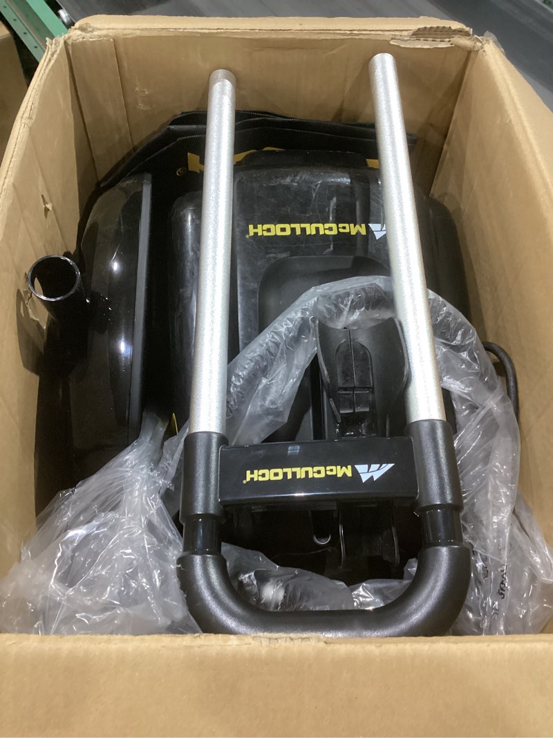 Condition photo showing Good Condition for McCulloch MC1385 Deluxe Canister Steam Cleaner, 2-Hour Runtime, Chemical-Free, 23 Accessories: Mop Head, Brushes & More - Built for Home, Tile, Carpet, Furniture, & Personal Car Detailing, NOT TESTED 