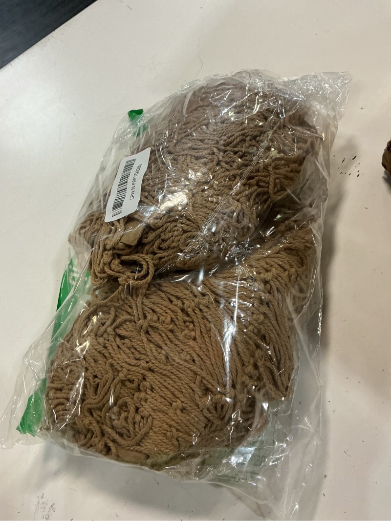 Condition photo showing Good Condition for 10x5 feet x-large fishing net decor for party - 2 pack brown fish net decorations under the sea hawaiian pirate beach party decorations, 3mm cotton fishnet ocean nautical themed wall table decor x-large - 2 pack caramel