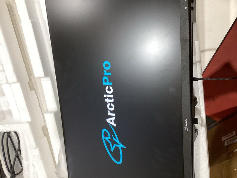 Condition photo showing Good Condition for ArcticPro 27inch Computer Monitor, FHD 1080p, 144Hz Office and Gaming Monitor, IPS, Adaptive Sync, 110% sRGB, 1ms, 3-Sided Frameless, Ultra Slim, VESA Mountable, Anti-Blue Light Design, HDMI, DP 27 inch 27" 144Hz IPS