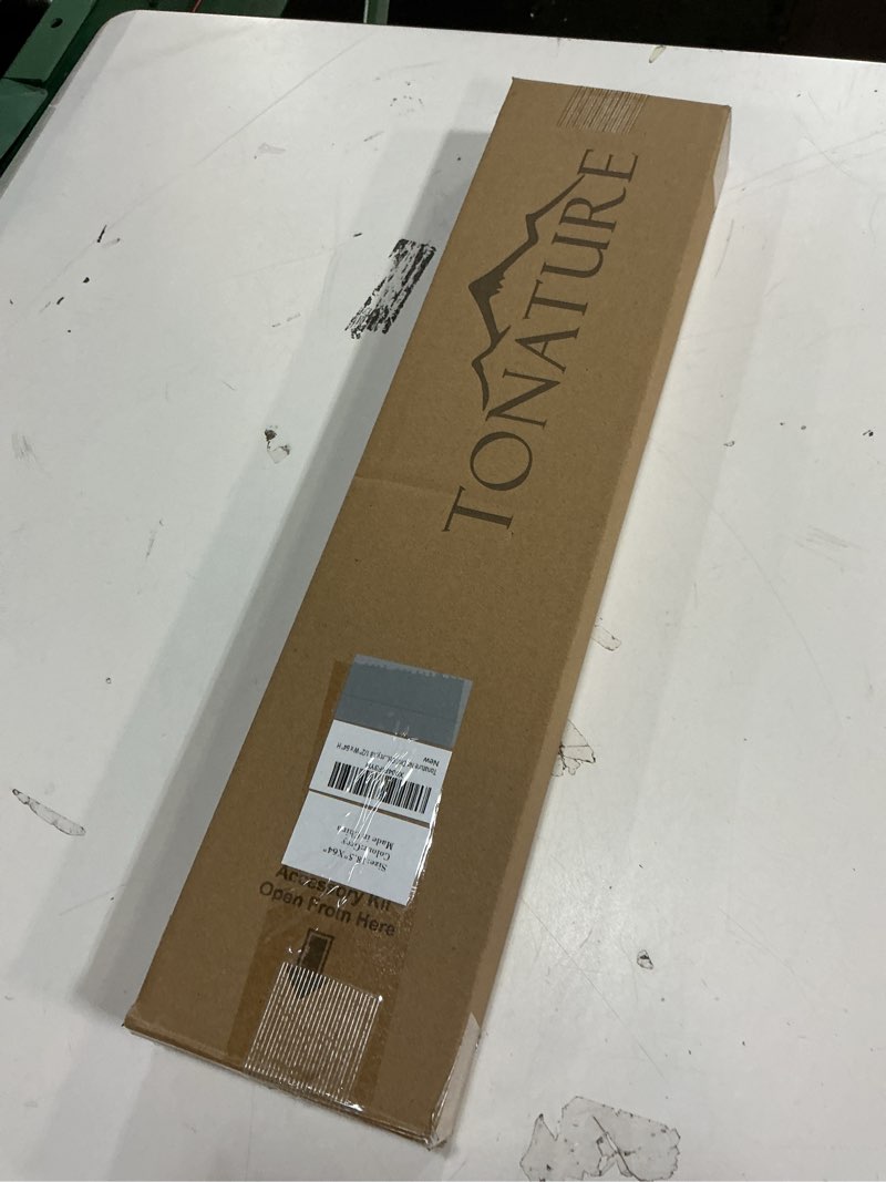 Condition photo showing New/Like New for No Drill Cellular Shades for Indoor Windows, Thermal Insulating & Noise Reducing Honeycomb Blinds, Free Stop Cordless Blackout Shades, Grey,18 1/2" W x 64" H 18 1/2"W x 64"H Grey(blackout)