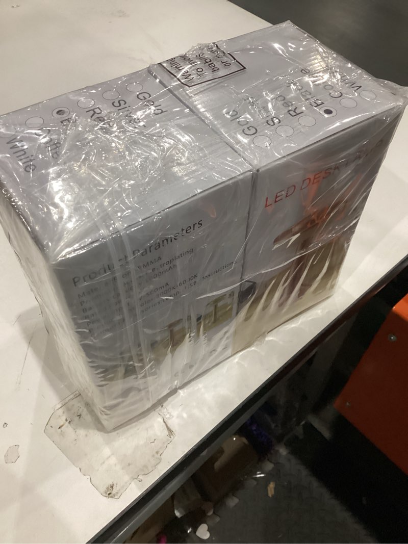 Condition photo showing New/Like New for Riakrum Set of 2 LED Portable Cordless Table Lamp with Touch Sensor 3 Color Stepless Dimming Rechargeable Battery up to 15 Hours Cordless Table Light Wireless Lamp for Nursery(Black)