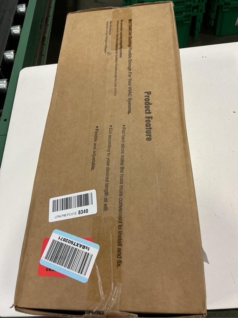 Condition photo showing New/Like New for 6 Inch 25 Feet Insulated Flexible Duct R4.2 | High-Efficiency Thermal Insulation | Suitable for Heating & Cooling