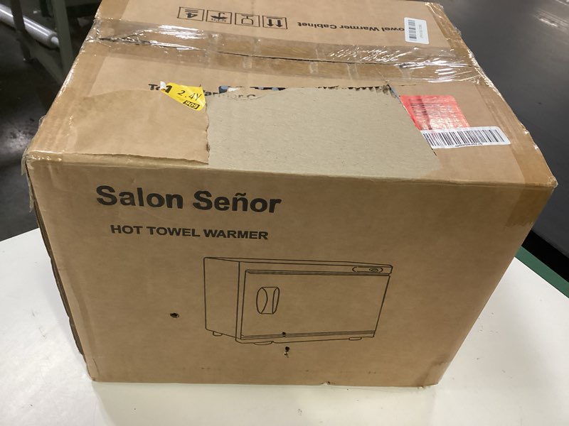 Condition photo showing New/Like New for hot towel warmer cabinet 8l towel caddy for use in facial spas salons and home use with essential oil spot white