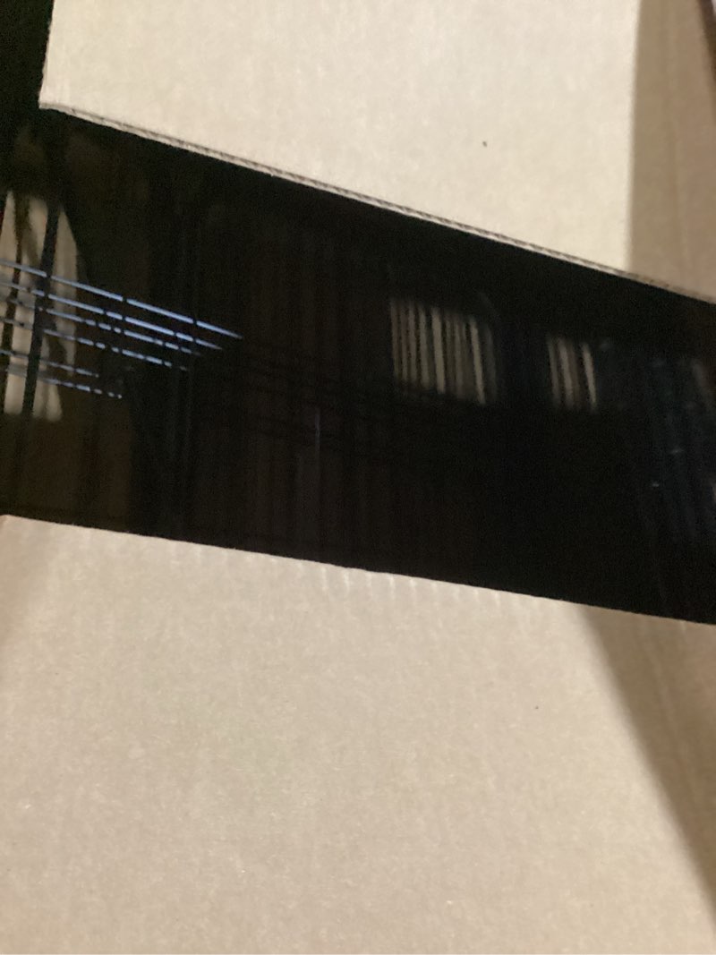 Condition photo showing As Is for FXW Rollick Unleashed Dog Playpen for Indoor, Yard, RV Camping, 24 inch 6 Panels for Small and Puppy Dogs?Patented Black 24"H 6 Panels