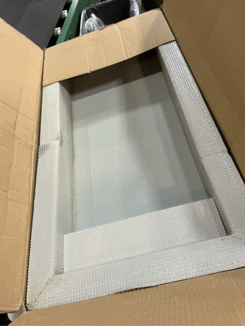 Condition photo showing As Is for houseables shower niche, shower niche insert tile ready, recessed bathroom storage, 12x28 (13x29), in wall shelf, cubby inserts, recessed shampoo caddy, inset shelves, built in nook, soap box, prefab 12" x 28"