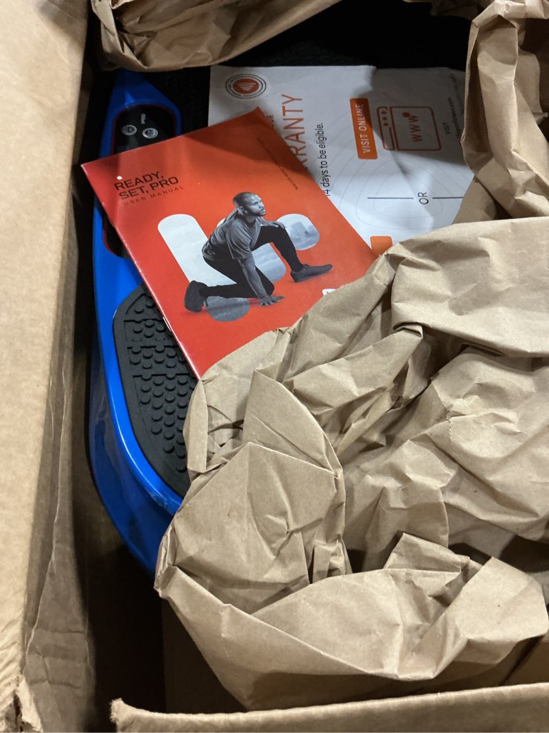 Condition photo showing As Is for LifePro Waver Vibration Plate Exercise Machine for Full Body Workout