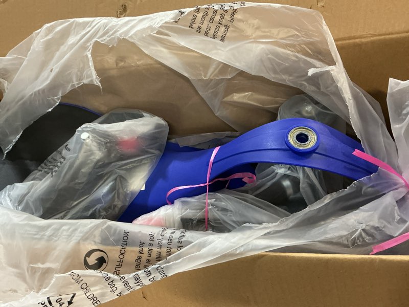 Condition photo showing Good Condition for Wiggle Car - Ride on Toy for Ages 3 and Up - Toddler Ride on Toys with no Batteries, Gears, or Pedals Just Twist, Wiggle, and Go by Lil’ Rider (Blue and Black.)