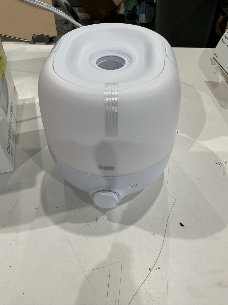 Condition photo showing As Is for frida baby 3-in-1 humidifier + diffuser + nightlight