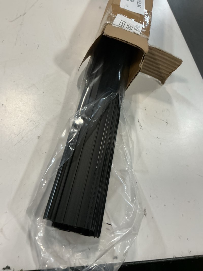 Condition photo showing Good Condition for pushglossy 2 pcs 36" slide on door sweep 1-3/4" wide vinyl weatherstrip seal for exterior doors, energy efficient draft stopper, easy slide in installation, blocks dust/insects/noise (black) double bubble slide on black 2