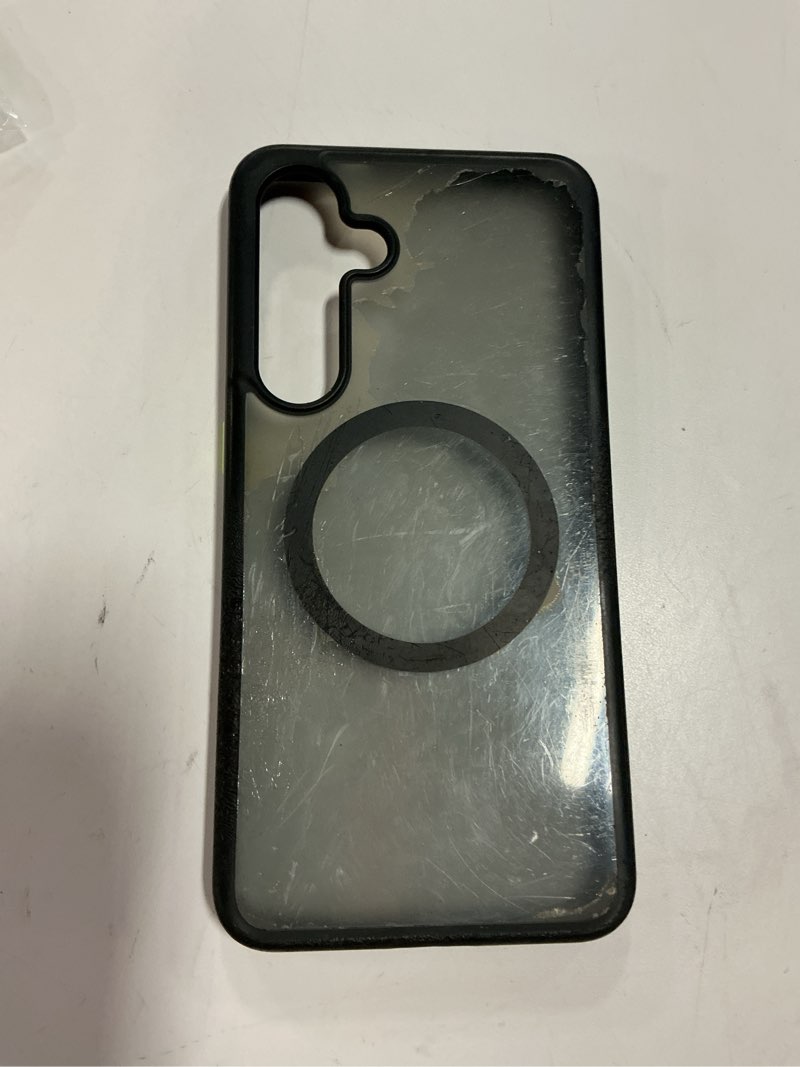 Condition photo showing Good Condition for TORRAS Magnetic Shockproof for iPhone 17 case with Camera Control, [12FT Military Grade Drop Protection][Fit for MagSafe], Slim Translucent Anti-Fingerprint & Soft Touch Case for iPhone 17, Black Black iPhone 17 2025