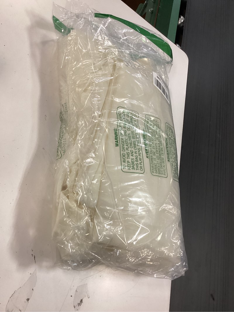 Condition photo showing Good Condition for Nasitos 2 Pack Beige Tablecloths Fitted for 8 Foot Tables-Open Back Folding Table Cover Washable and Wrinkle Resistant Table Cloth Rectangle, Trade Show, Parties, Wedding, Banquet, Buffet, Craft Fair