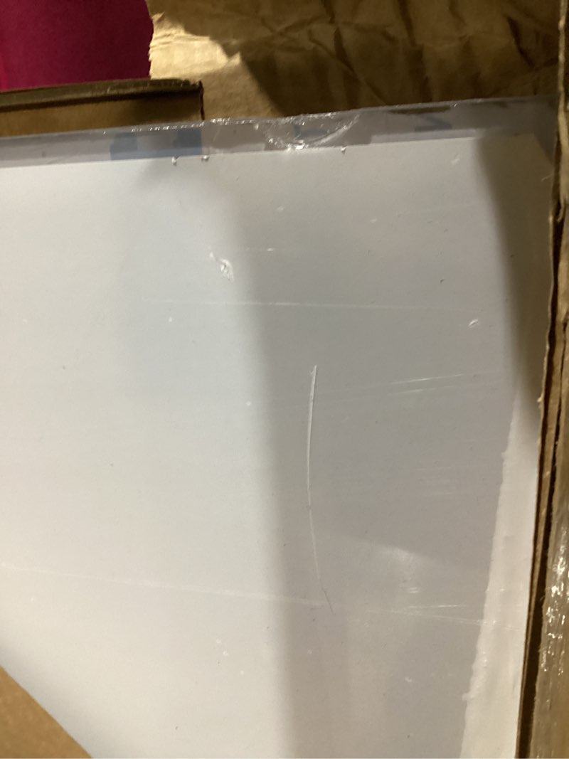 Condition photo showing As Is for falken design clear polycarbonate lexan sheet - 36" x 48" x 3/8" – durable, impact-resistant & uv-protected plastic panel perfect for window repairs, greenhouses, diy projects, outdoor covers