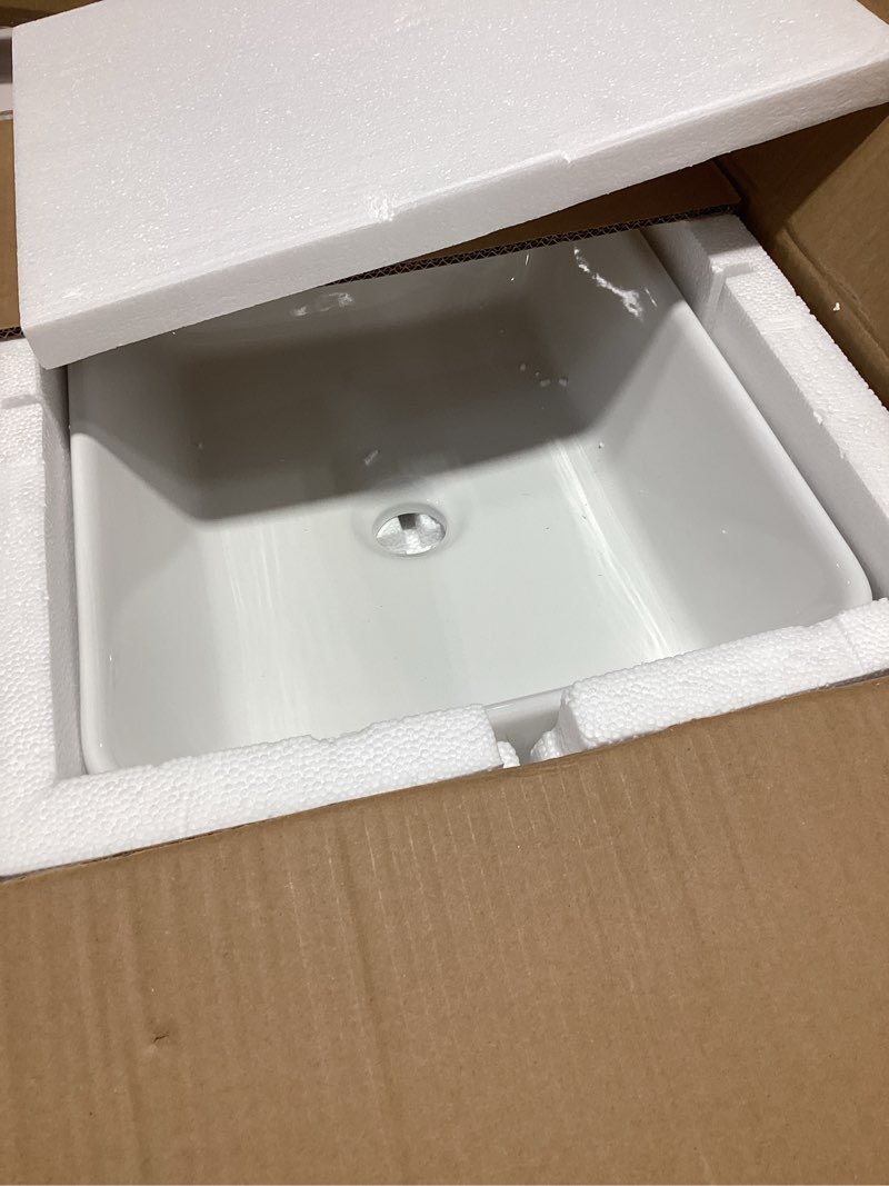 Lordear Vessel Sink Rectangle 19 Inch Bathroom Sink,Rectangular Modern Above Counter Bathroom Sinks 