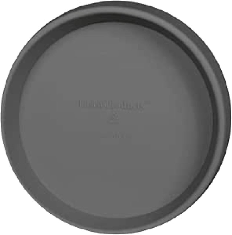 tusco products tr26sl round tray planter saucer, slate slate 26"