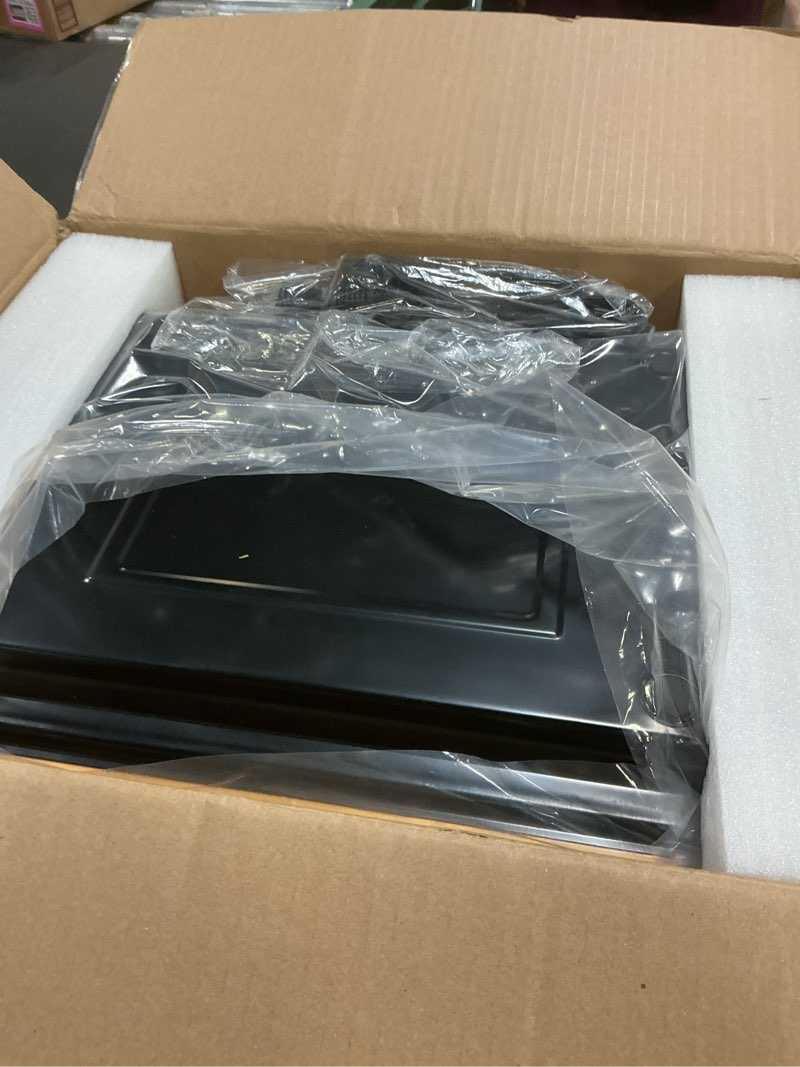 Condition photo showing New/Like New for Food Warmers for Parties Buffet, 47"x12" Assemblable Electric Warming Tray with 8 Level Temperature Adjustment and 8 Hour Timer, Upgraded Desktop-Protecting Food Warming Mat Tri-Plate:47"x12" Black&gold