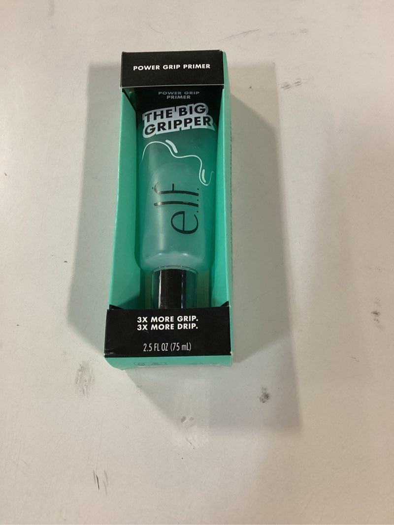 Condition photo showing New/Like New for e.l.f. Power Grip Primer Jumbo, Gel-Based & Hydrating Face Primer For Smoothing Skin & Gripping Makeup, Moisturizes & Primes, 2.5 oz 2.5 Fl Oz (Pack of 1)