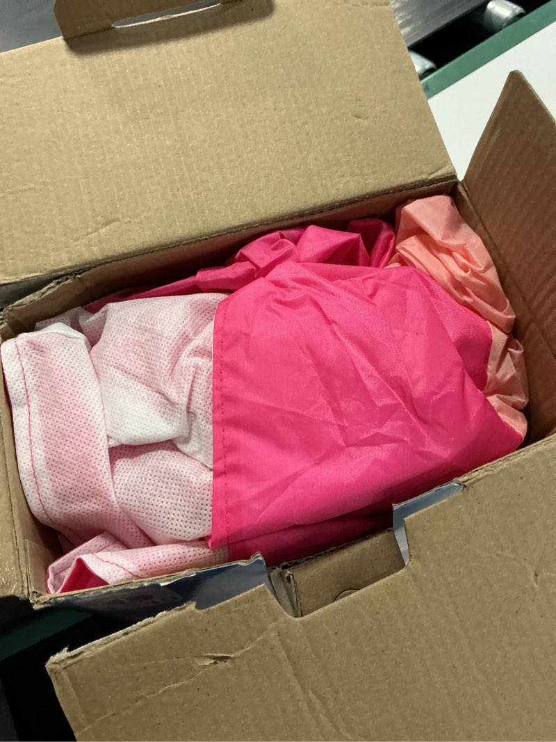 Condition photo showing Good Condition for kooy easter bunny costume adult inflatable rabbit costume pink blow up suit full body for adult men women holiday party cosplay festival celebration