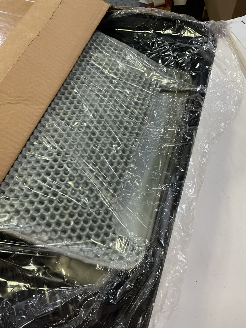 Condition photo showing New/Like New for aiperro stainless steel litter box | xl enclosed cat litter boxs with lid for big cats | high sided, anti-urine leakage | non-stick bottom & includes litter mat & metal scoop (dark gray) dark gray x-large