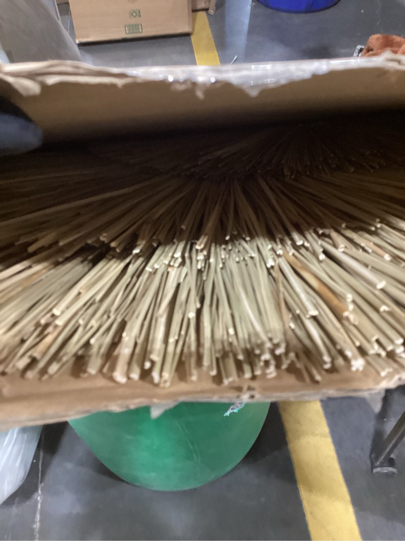 Condition photo showing As Is for chicvillage set of 3 handwoven wall baskets, large hanging wall basket decor for living room, bedroom, kitchen, & bathroom, wicker seagrass wall art designed for boho farmhouse rustic styles sunshine