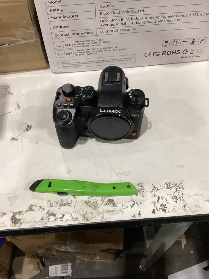 Condition photo showing As Is for Panasonic LUMIX S1RII Full Frame Mirrorless Digital Camera, Hybrid Model Featuring a 44.3MP Full-Frame Sensor and LUMIX's First-Ever 8K Video Recording - DC-S1RM2 S1RII Body