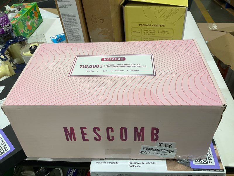 Condition photo showing As Is for Mescomb Interchangeable styler