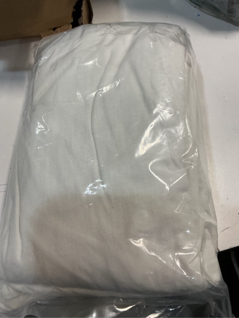 Condition photo showing Good Condition for BLISSFORD - 2 Pack Fitted Hospital Bed Sheets with Elastic All Around for a Cotton Rich Soft Knitted Jersey Sheet, 36” x 84” x 12” 2 Per Pack 1 - White