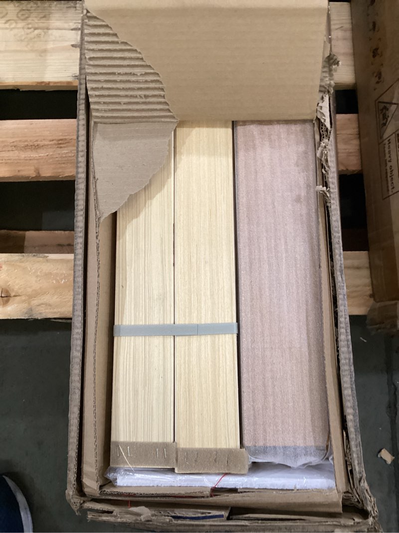 Condition photo showing Good Condition for mellow naturalista classic - 12 inch solid wood platform bed with wooden slats, no box spring needed, easy assembly, queen, pine natural pine queen 12 inch