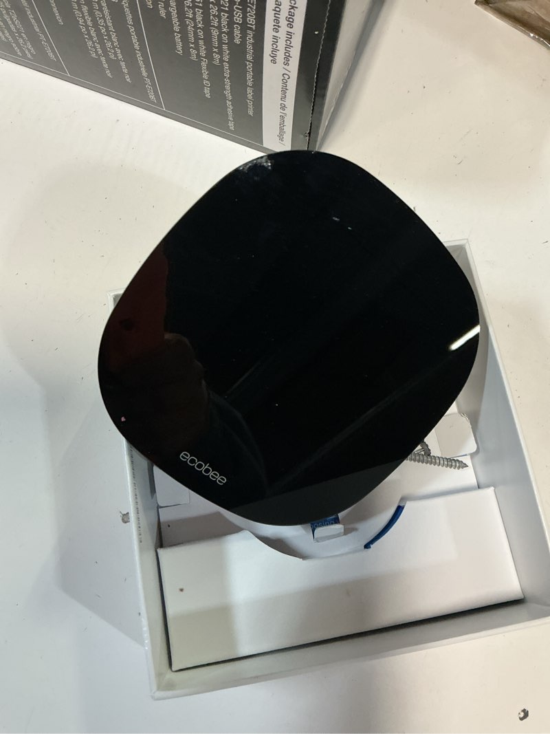 Condition photo showing As Is for google nest thermostat - smart thermostat for home - programmable wifi thermostat - sand