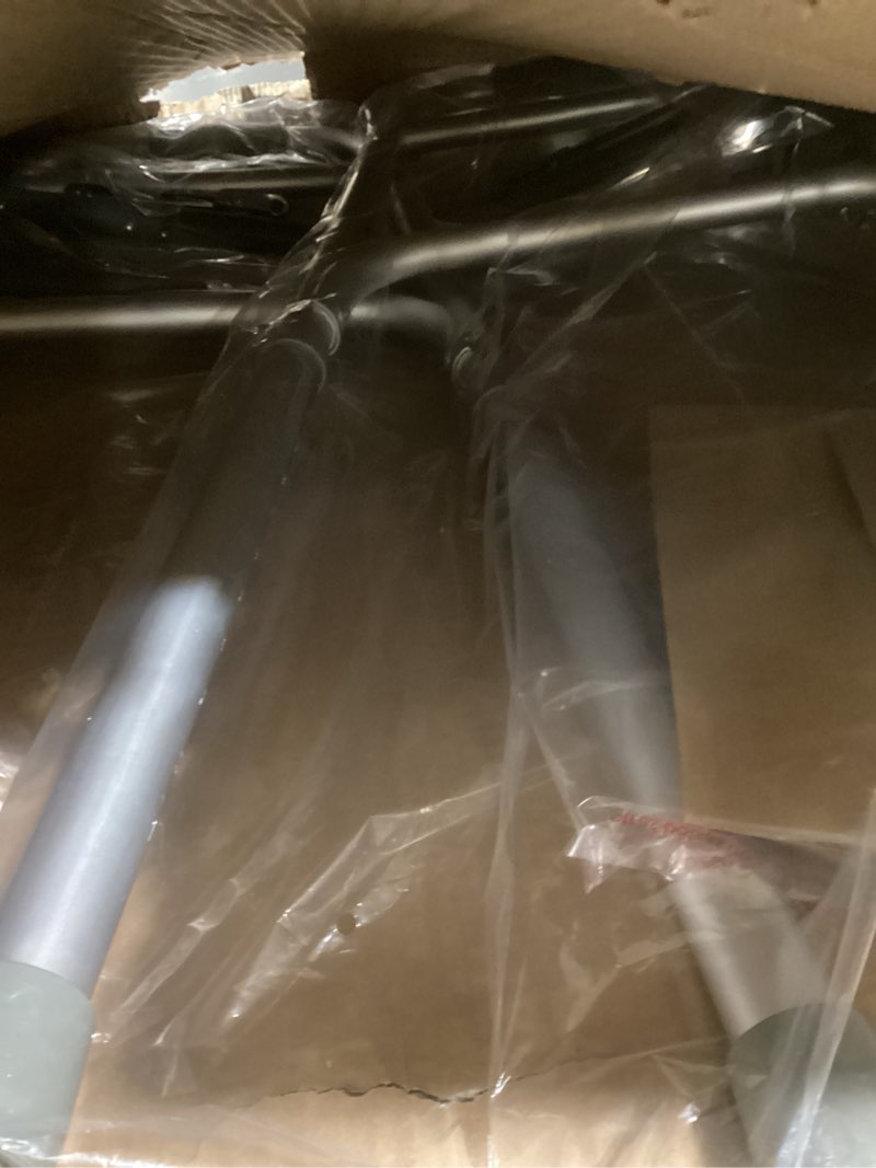 Condition photo showing New/Like New for Medline Heavy-Duty Bariatric Folding Walker with 5” Wheels and Durable Handles, 500 lb. Weight Capacity durable pvc plastic