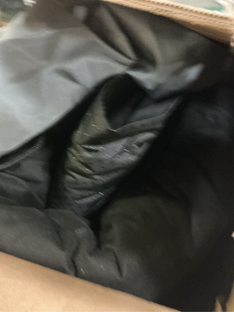 Condition photo showing As Is for Car Air Mattress, Inflatable SUV Truck Camping Mattress for Back Seat, Thickened Travel Car Bed Sleeping Pad with Air Pump  Dark Black Car Air Mattress