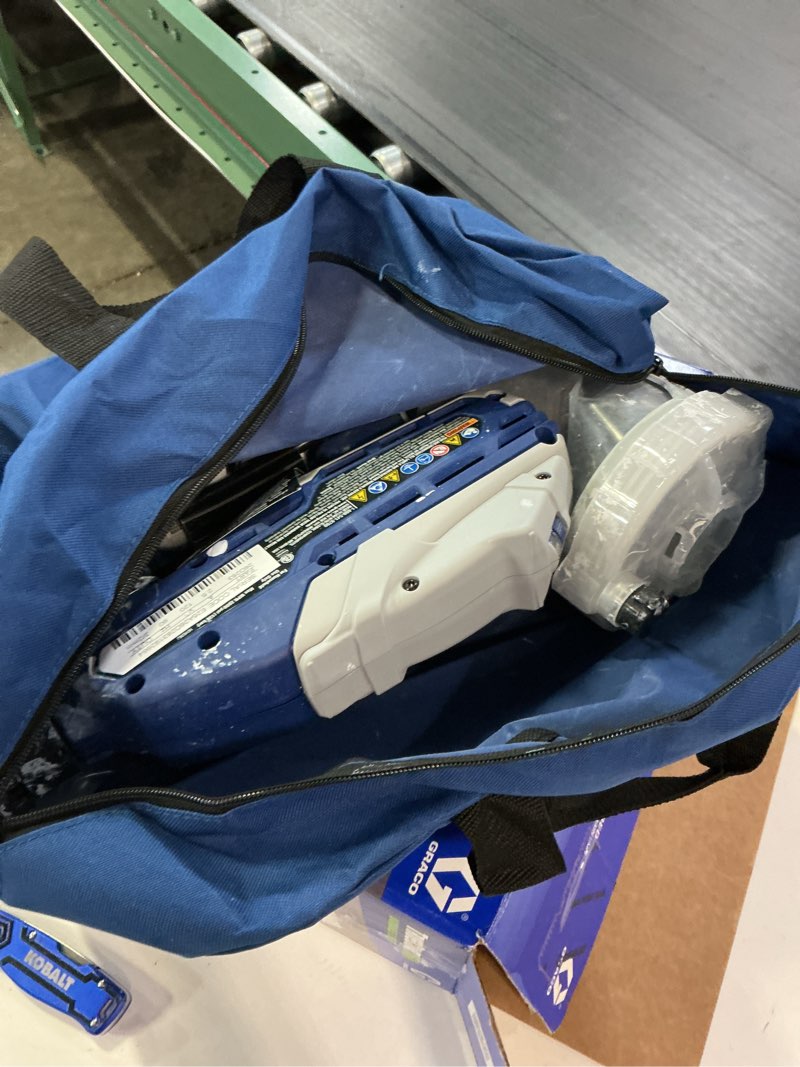 Condition photo showing As Is for graco truecoat 360 2000 psi plastic handheld paint sprayer