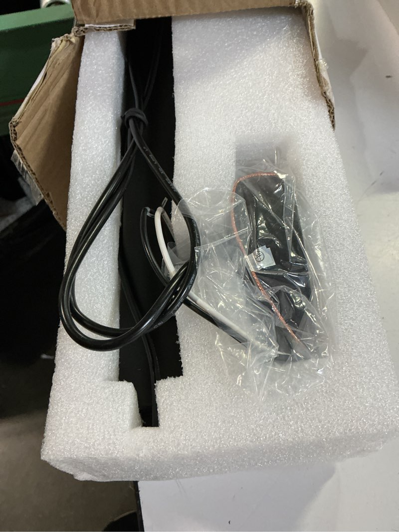 Condition photo showing As Is for okeli modern pendant lights, 3 color temperature adjustment led dimmable pendant light fixtures, 2700k/4000k/6000k pendant lighting for kitchen island,bar,bedroom, 15.7inch, etl, 1 pack 15.7inch-1p black-dimmable+3 color temperature-1p