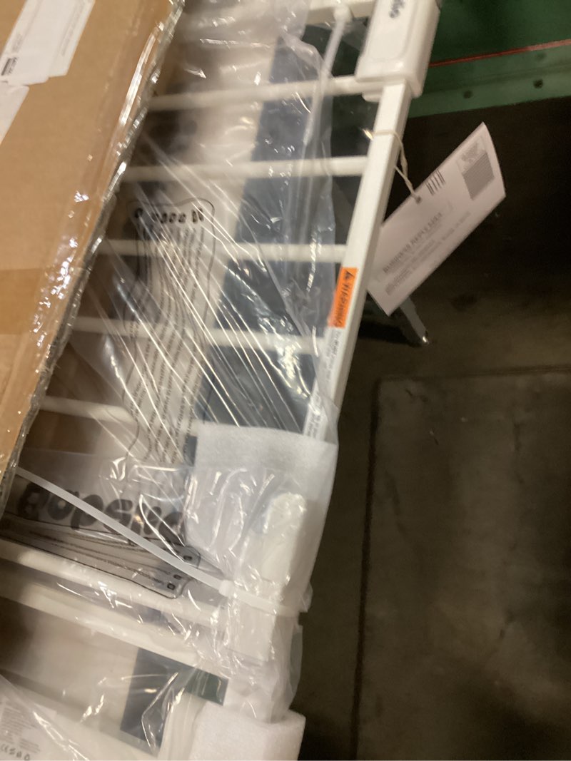 Condition photo showing Good Condition for babelio baby gate for doorways and stairs, 31-36" pet gate with wide walk thru door and lock indicator, no drill pressure mounted safety gate with double lock and self-closing, white white 31-36"w, 30"h