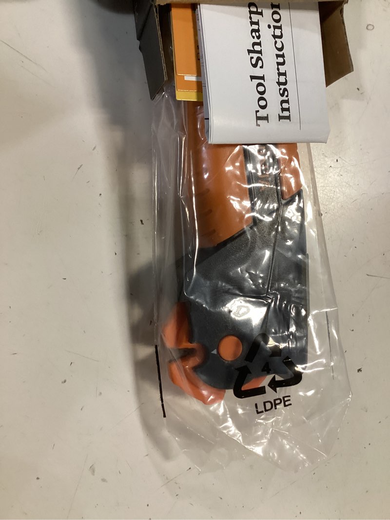 Condition photo showing Good Condition for orange ninja 7-in-1 garden tool & knife sharpener – sharpens axe, hatchet, machete, pruner & shears – one tool for all your outdoor blades – gift for gardeners