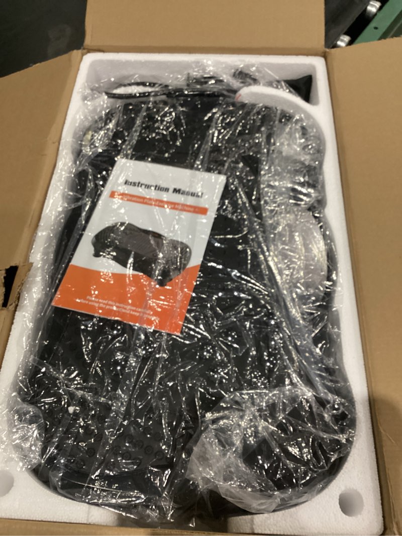 Condition photo showing As Is for Vibration Plate Exercise Machine, 130 Levels Full Body Workout Vibrating Plate for Lymphatic Drainage Weight Loss, 450 Lbs Capacity Shake Fitness Platform with Resistance Bands Bluetooth for Women Men