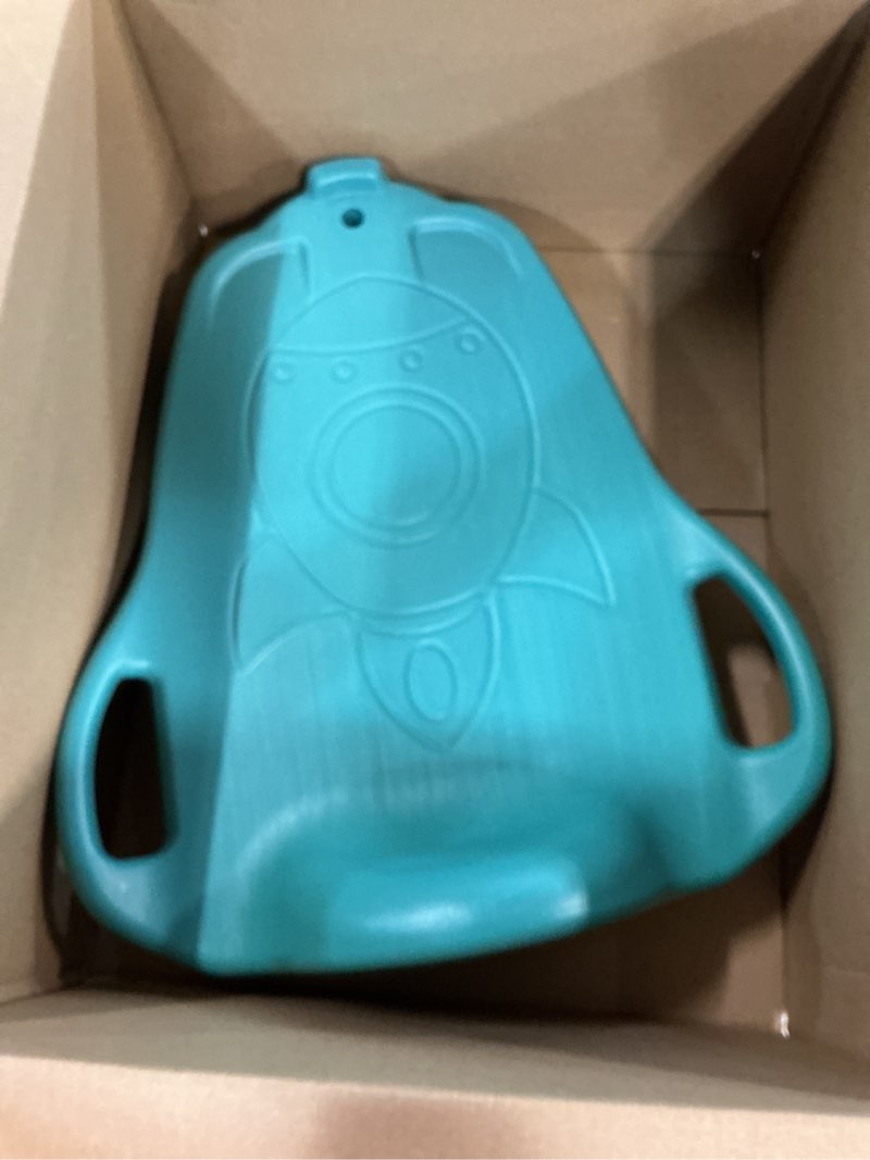 Condition photo showing Good Condition for large scooter board for kids, plastic floor scooter board with handles and buckle, gym scooters for indoor outdoor sports,sensory training green