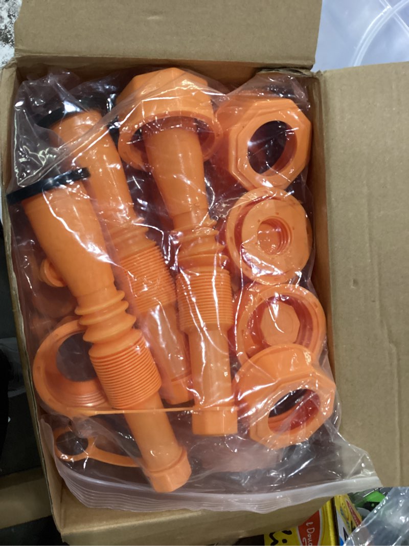 Condition photo showing New/Like New for bbto 12 kit gas can spout replacement with screw collar caps, gasket stopper, and 2 kinds gas can vent cap bendable nozzle kit fits most of the oil gas cans water gas container jug (orange)