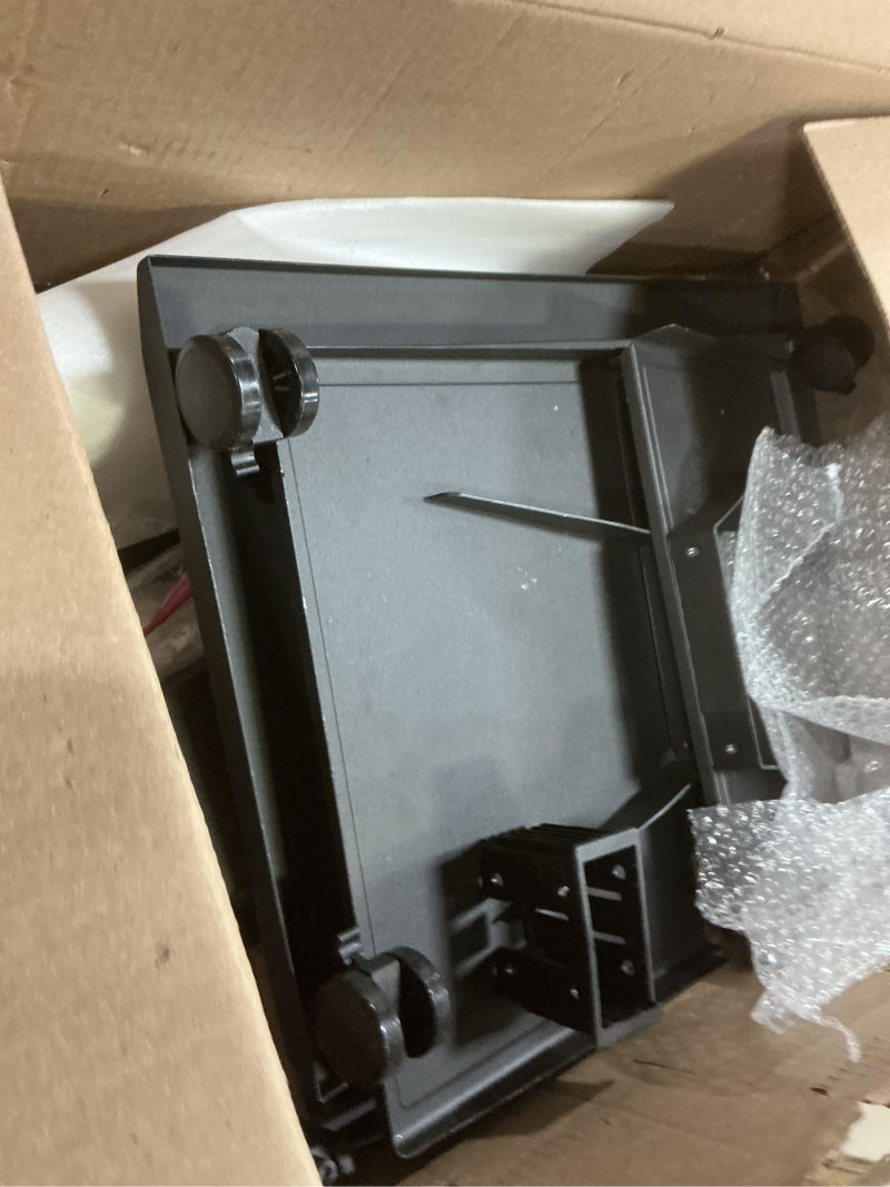 Condition photo showing As Is for FITUEYES Rolling TV Stand for 32-75 Inch TVs - Height Adjustable Portable TV Stand on Wheels, 20 Deg