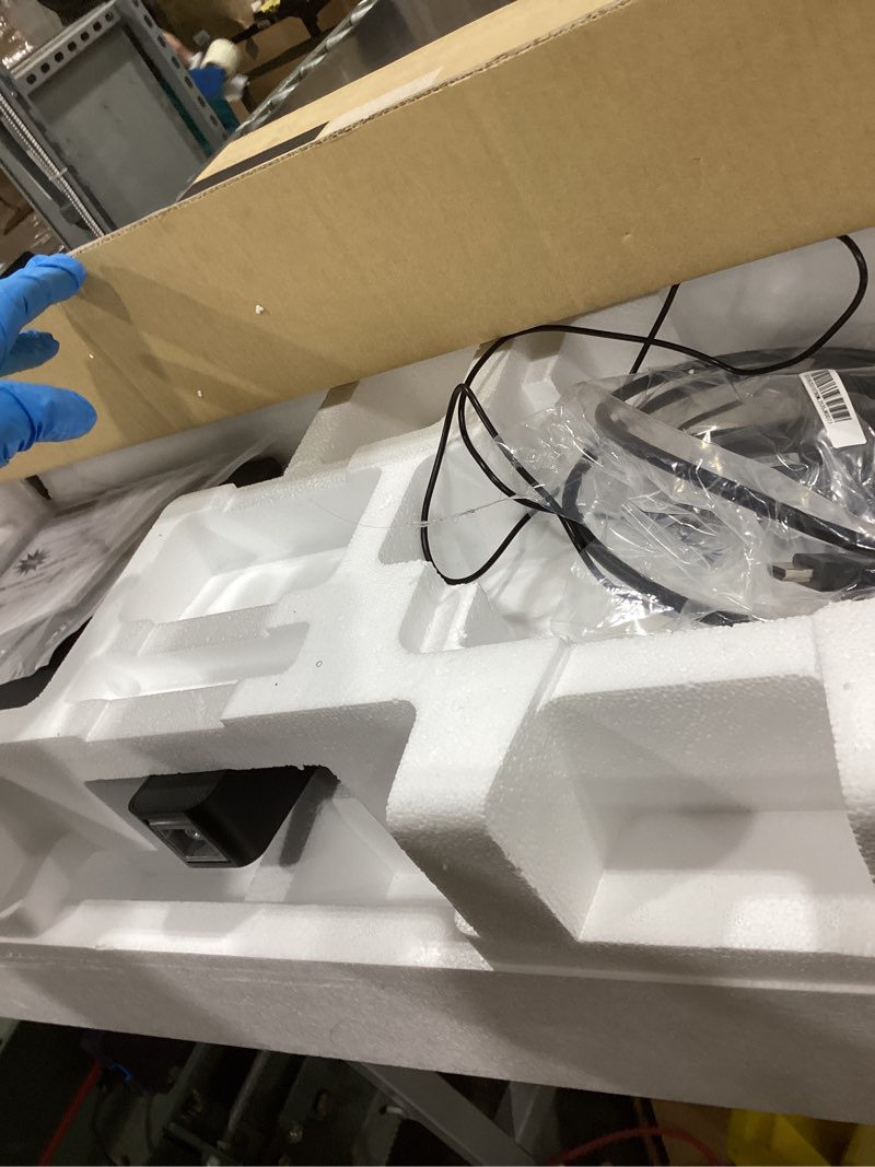 Condition photo showing As Is for LG 32MR50C-B Curved Monitor 32-Inch FHD 100Hz AMD FreeSync OnScreen Control Dynamic Action Sync Black Stabilizer Tilt Stand (HDMI) - Black