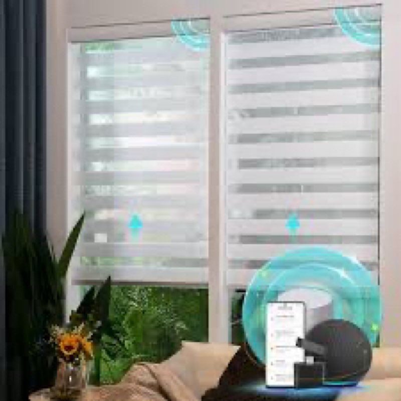 citolen motorized blinds with integral valance zebra blinds upgraded smart blind custom size automat