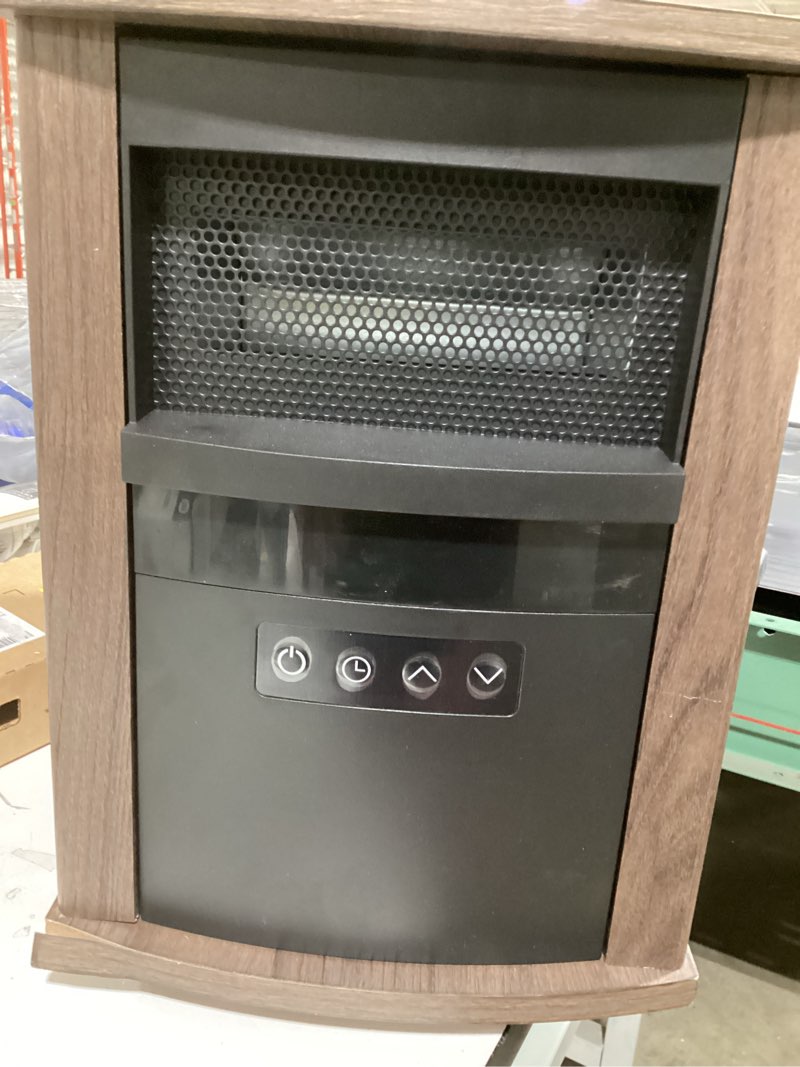 Condition photo showing As Is for Utilitech Utilitech 1500 -Watt Infrared quartz Cabinet Indoor Electric Space Heater with Thermostat with Remote Item #6023320 | Model #1175IRH-CON-503 
