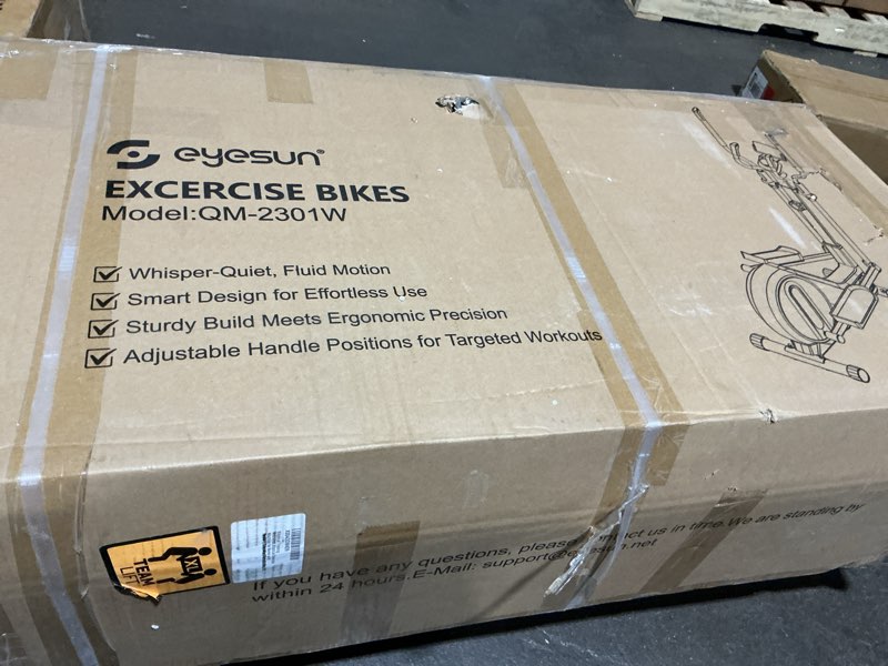 Condition photo showing Good Condition for Elliptical Training Machines,Elliptical Exercise Machine for Home with Hyper-Quiet Magnetic Driving System, Elliptical Trainer/330 LBS Loading Capacity White