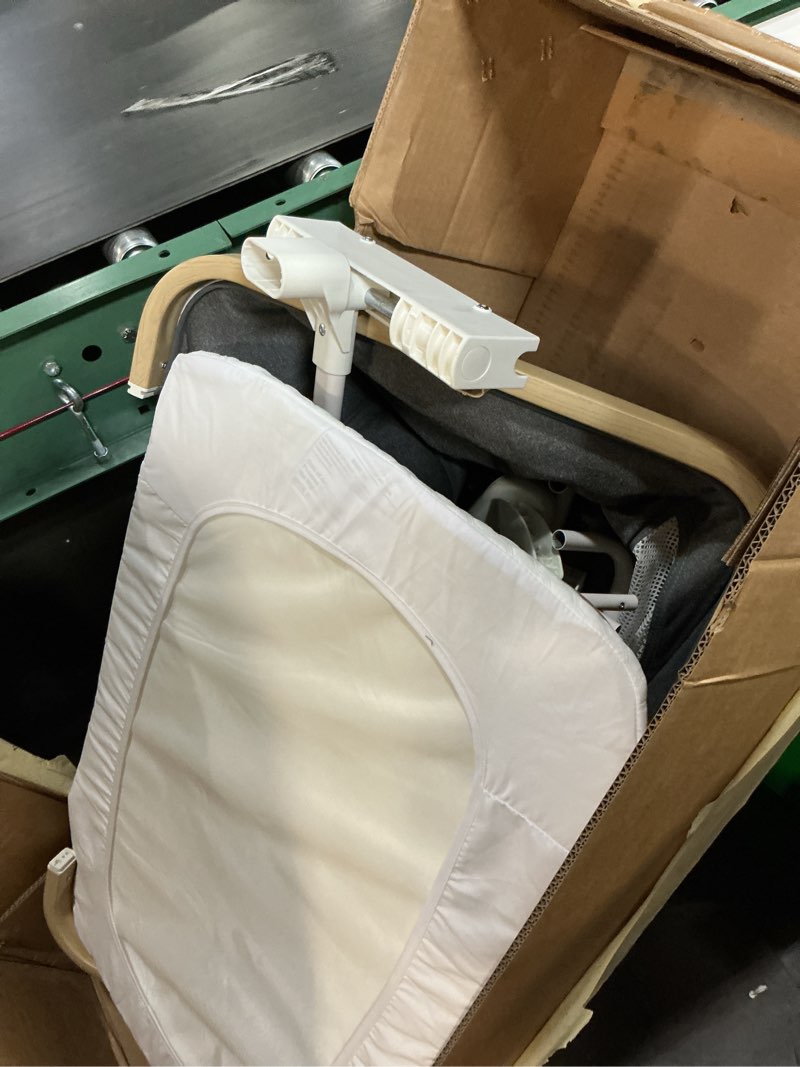 Condition photo showing As Is for baby changing table, versatile folding changing table, waterproof diaper changing station, adjustable height with 2 drawers,baby changing station, mobile nursery for infant and newborn