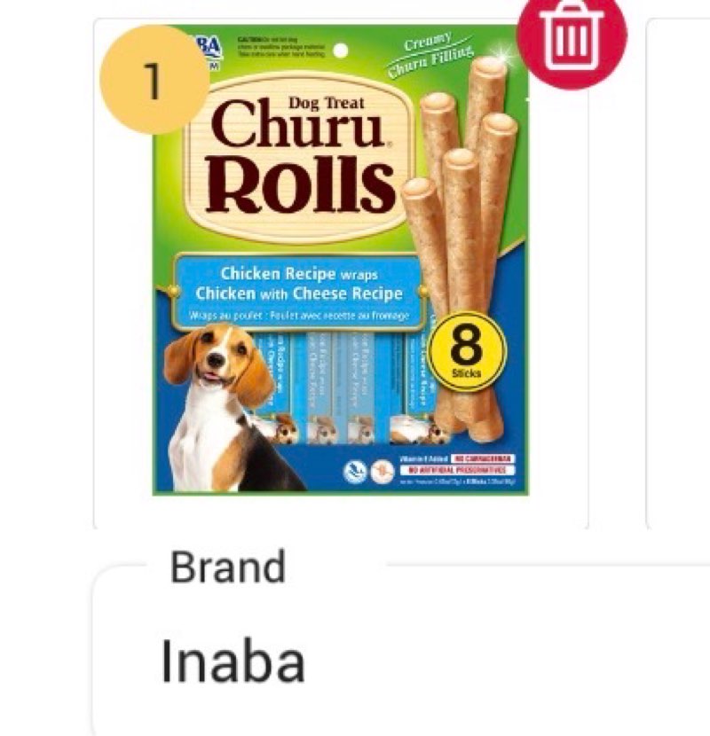 Churu Rolls for Dogs Chicken Recipe wraps Chicken with Cheese Recipe (Soft Baked Chicken Filled with Churu Puree) 24 tubes (8 packs of 3 tubes) ( BB: 12/17/25)