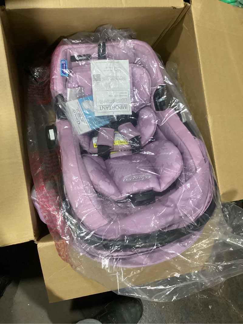 Condition photo showing New/Like New for Graco SnugRide Lite LX Infant Car Seat, Lightweight Rear-Facing Seat for Babies 4–30 lb, 4-Position Adjustable Base, LATCH Installation & ProtectPlus Engineered, Studio