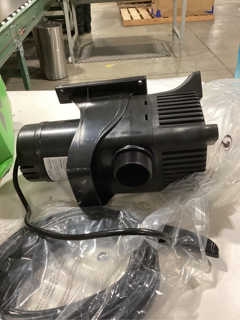 Condition photo showing As Is for VIVOSUN 8190 GPH Submersible Water Pump, 500W Pond Pump, Ultra Quiet Aquarium Pump with 29.5FT Lift Height for Pond, Waterfall, Fish Tank, Statuary, Hydroponic 500W; 8190GPH
