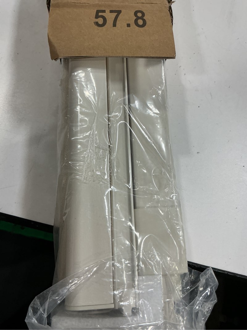 Condition photo showing New/Like New for no drill cordless zebra blinds for windows, linen high precision fabrics, 23" w x 64" h linen - beige linen - beige 23" w x 64" h