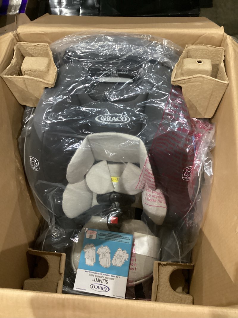 Condition photo showing item condition for Graco Slimfit 3 in 1 Convertible Car Seat | Slim & Comfy Design Saves Space in Your Back Seat, Darcie SlimFit Darcie 2.0